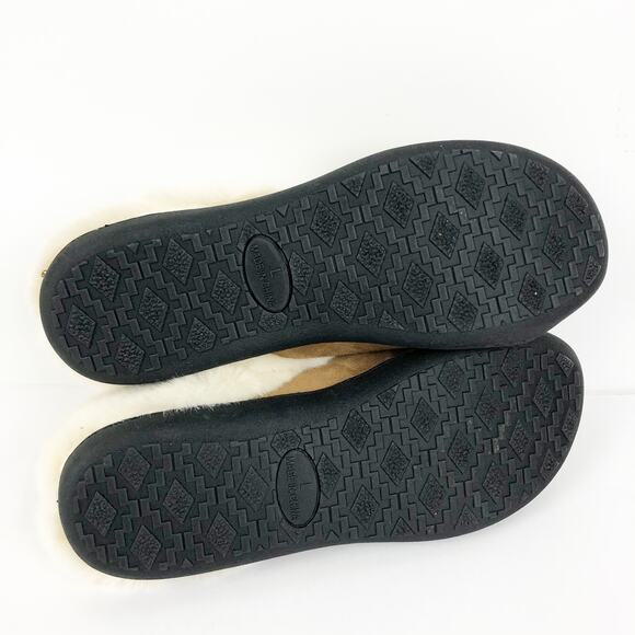 Nordstrom Rack Womens Holly Clog Slippers Large 9-10 Brown Faux Fur Slip-On NWT - Picture 9 of 10